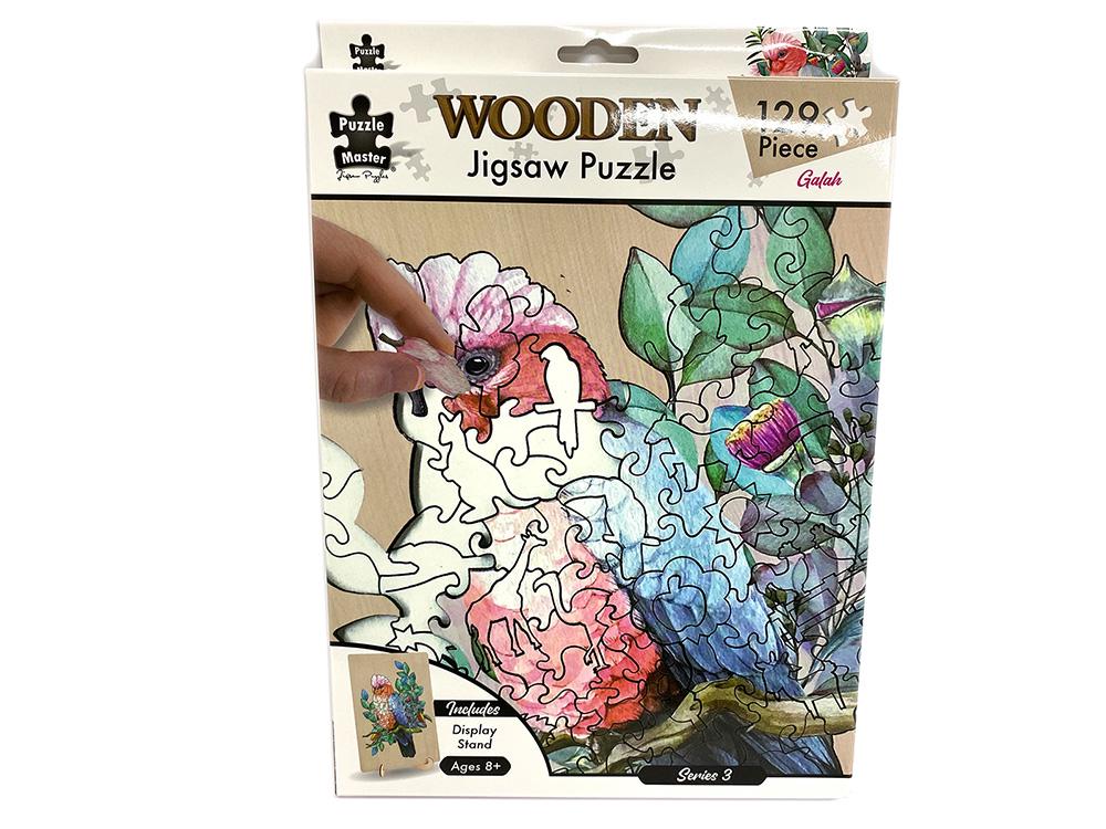 Puzzle Master Galah Wooden Jigsaw Puzzle, 127pc, 9350375013800