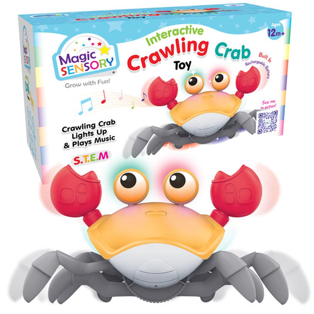 Interactive Crawling Crab (Orange), 9350375016030