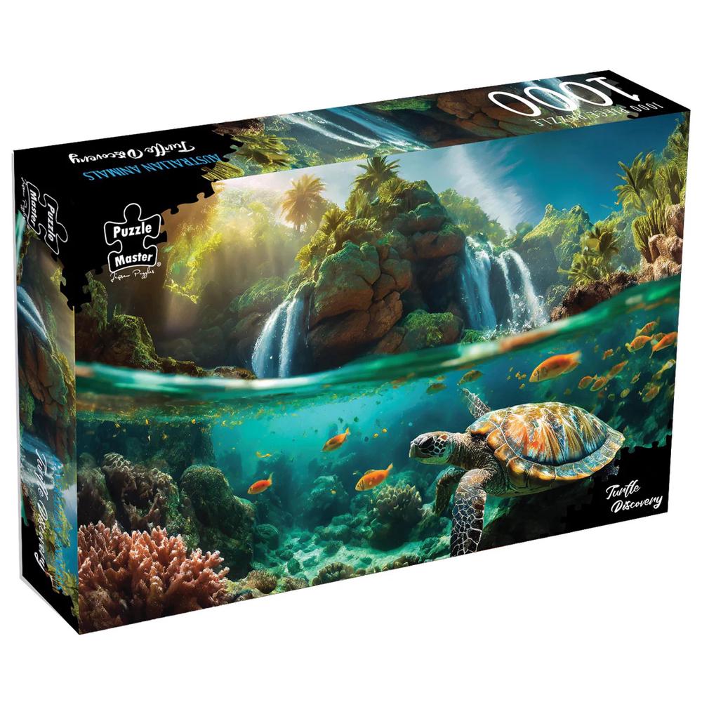 Puzzle Master Turtle Discovery Jigsaw Puzzle, 1000pc, 9350375016993