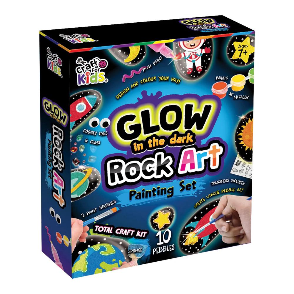 Craft For Kids Ultimate Glow Rock Painting Kit, 9350375017020