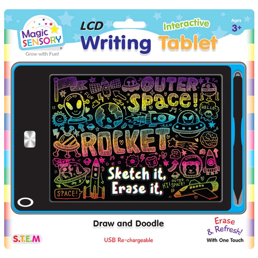 Magic Sensory Interactive LCD Writing Tablet - Blue Star (USB Rechargeable), 9350375019154