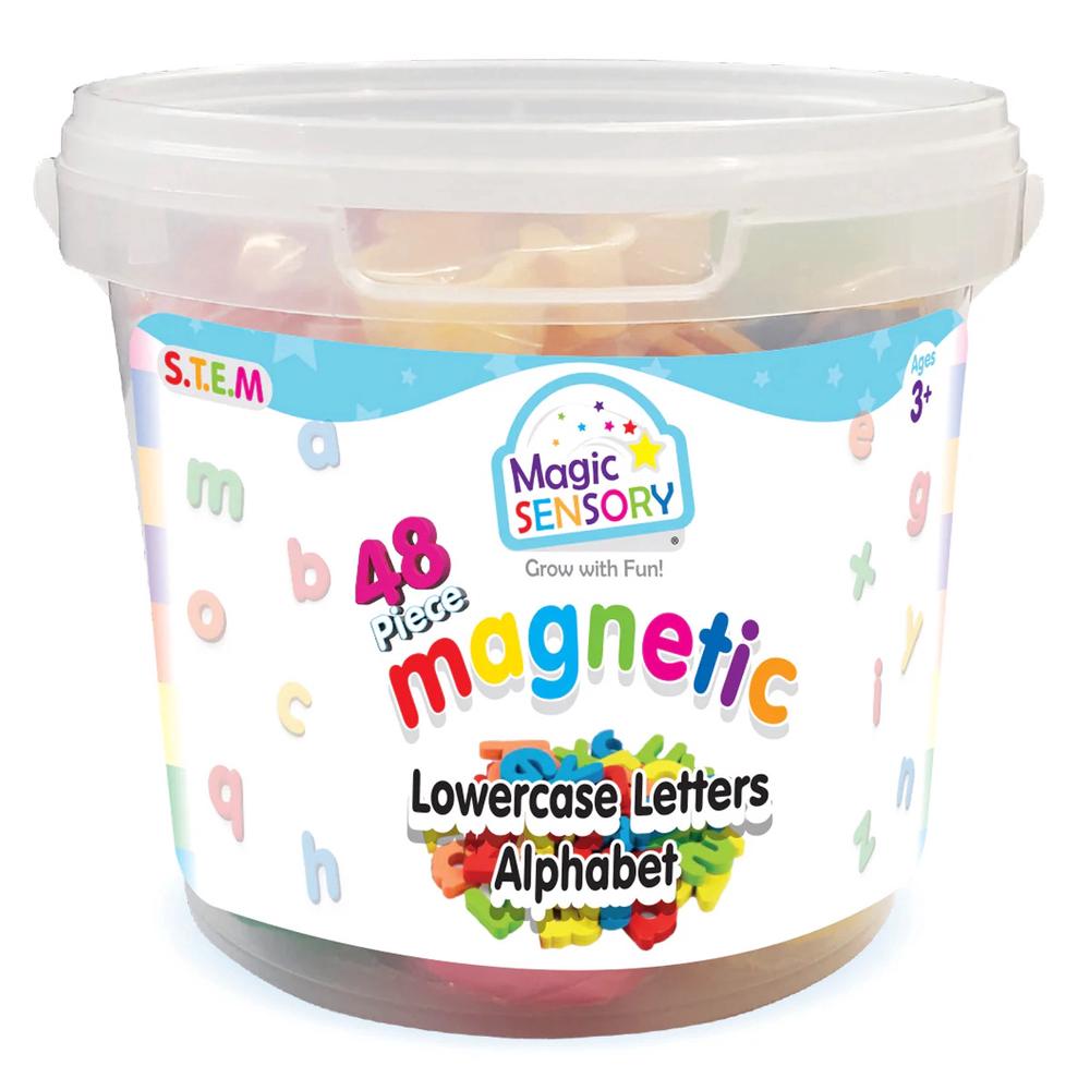 Magic Sensory Magnetic Lower Case Letters Alphabet, 48pc, 9350375019314