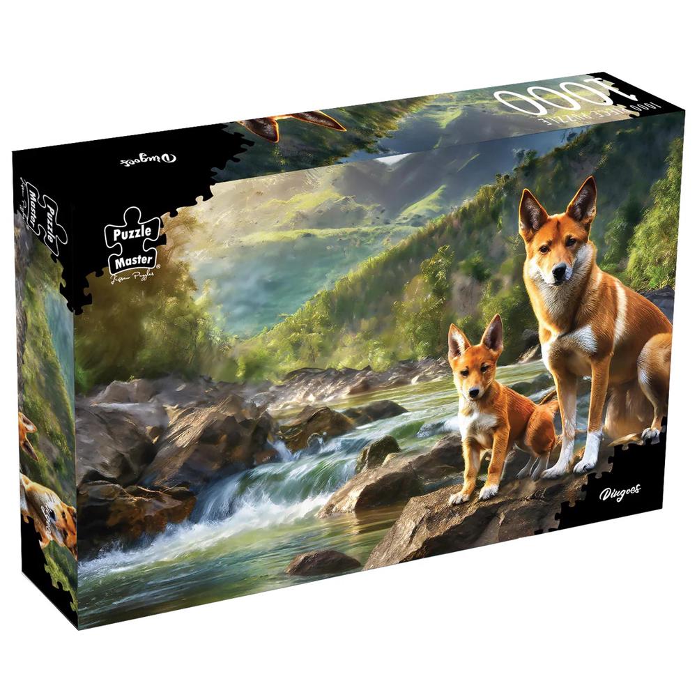 Puzzle Master Dingoes Jigsaw Puzzle, 1000pc, 9350375020013