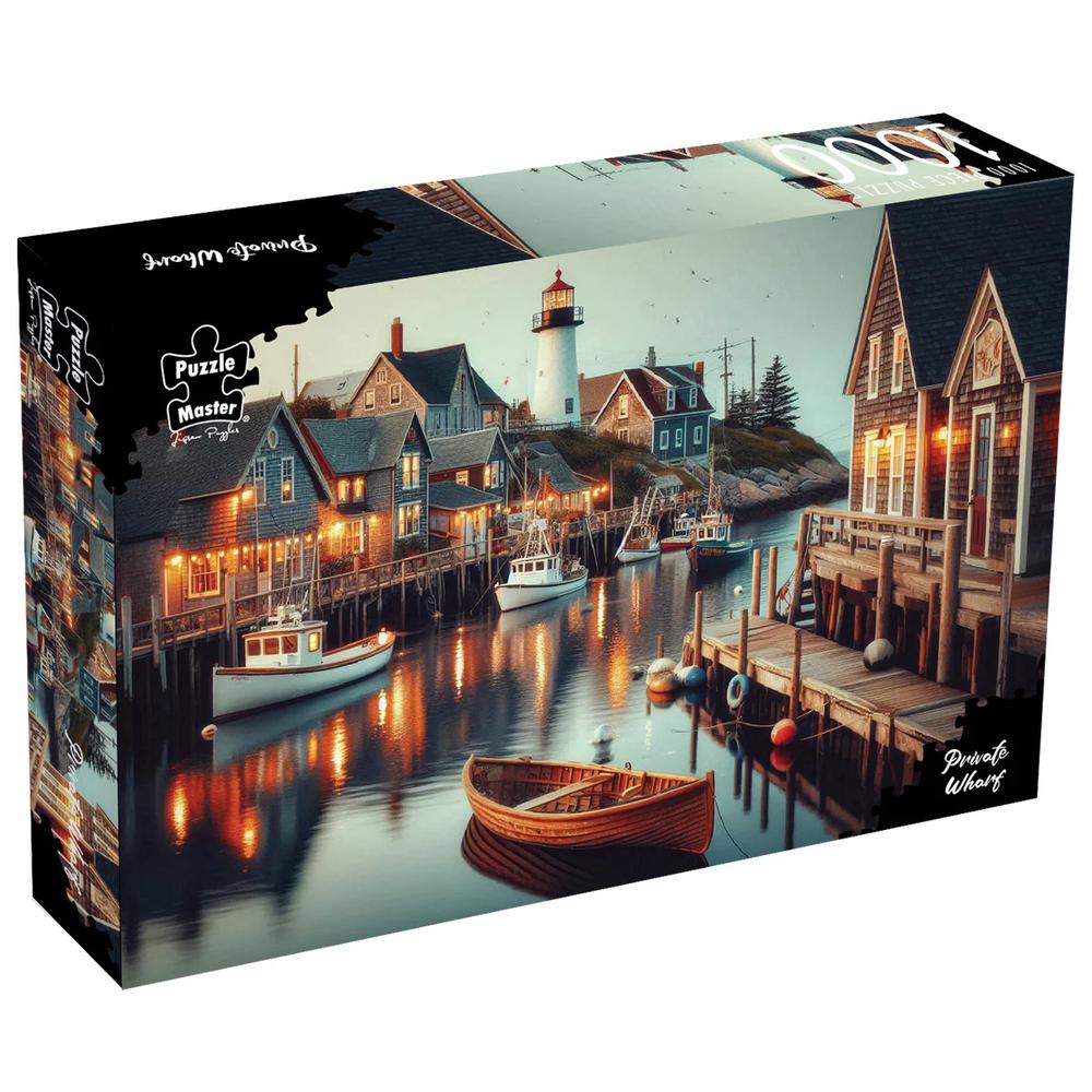 Puzzle Master Private Wharf Jigsaw Puzzle, 1000pc, 9350375020044