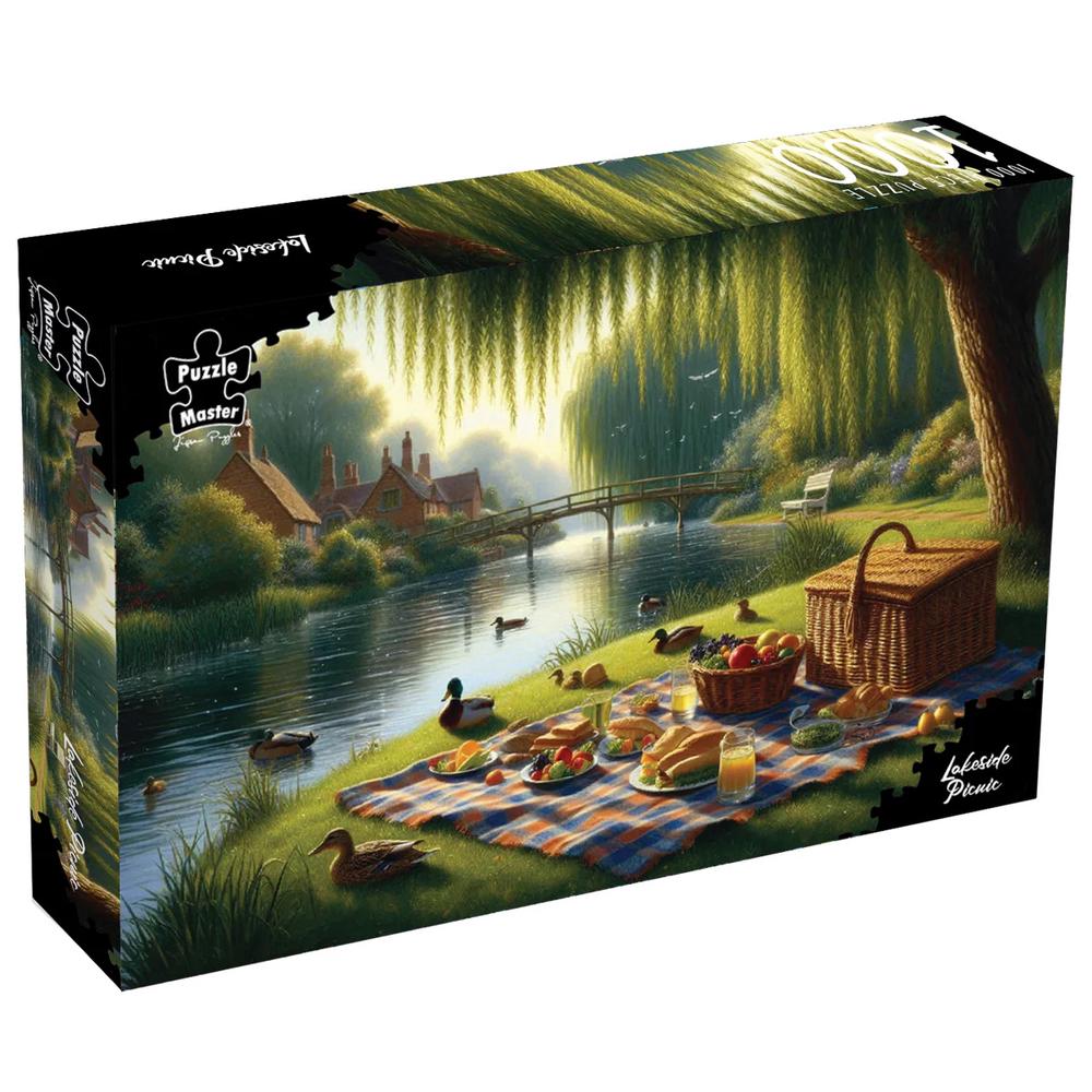 Puzzle Master Lakeside Picnic Jigsaw Puzzle, 1000pc, 9350375020105