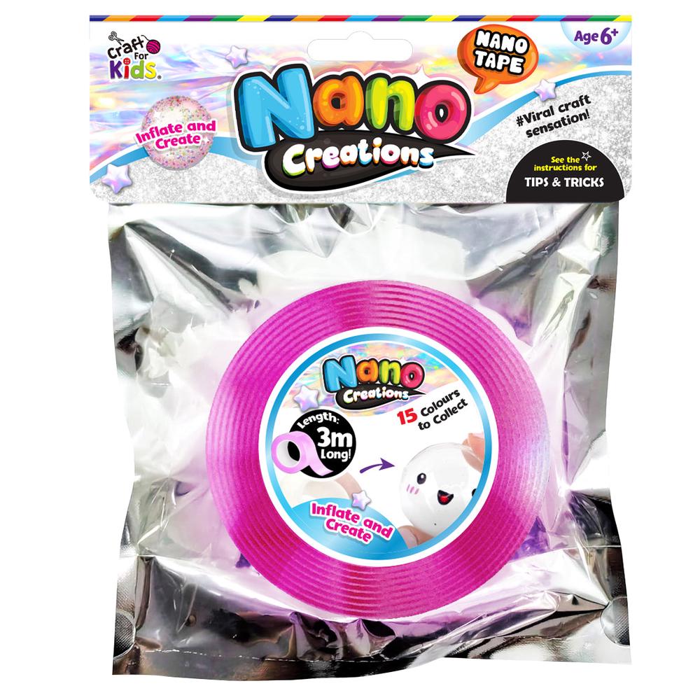 Craft For Kids Nano Creations Tape (Pink) by Craft For Kids - ISBN: 9350375022192