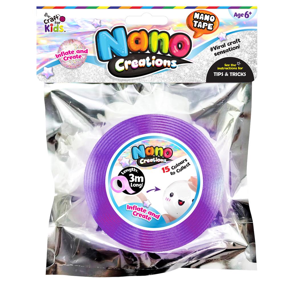 Craft For Kids Nano Creations Tape (Purple), 9350375022208