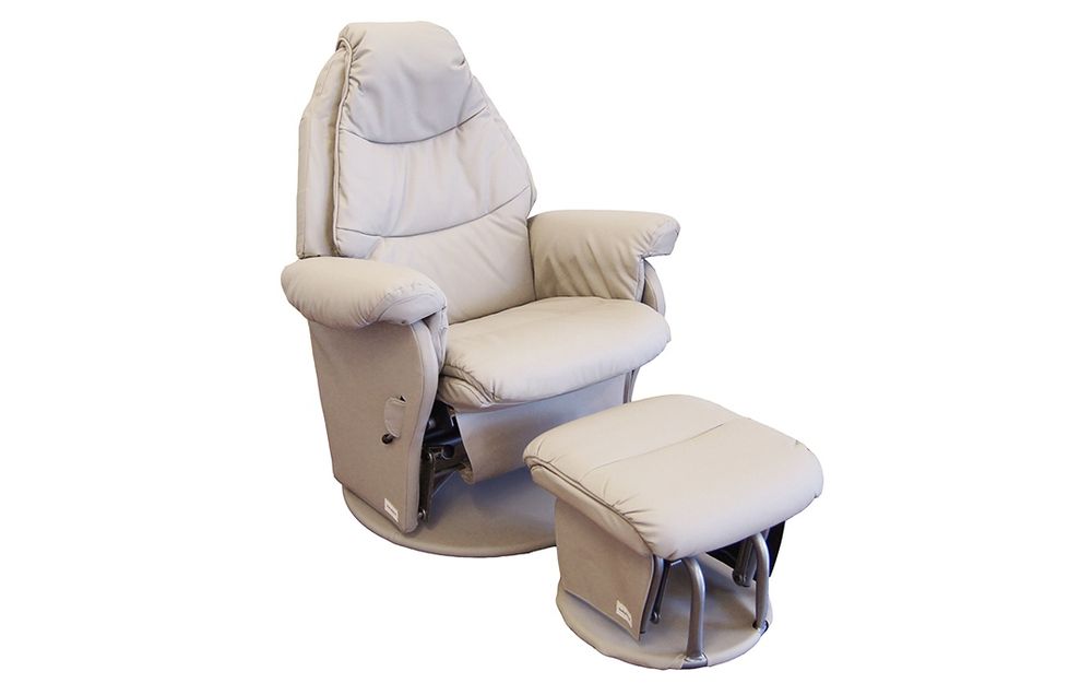 Babyhood Vogue Feeding Glider Chair & Ottoman (Ice Grey) by Babyhood - ISBN: 9350764003979