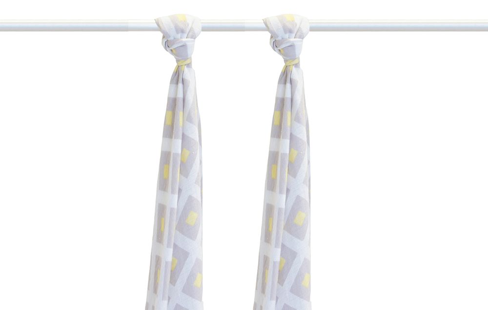 babyhood Organic Muslin, Set of 2 (Lemon Twist) by babyhood - ISBN: 9350764005584