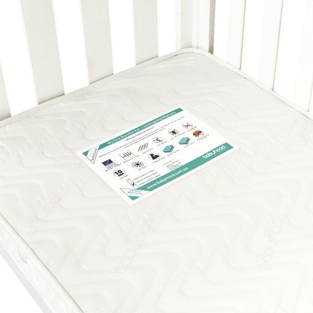 Babyhood My First Breathe Eze Innerspring Mattress - 129x69cm by Babyhood - ISBN: 9350764006543