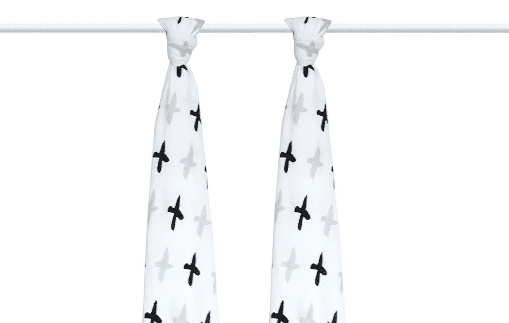babyhood Organic Muslin, Set of 2 (Tic Tac Toe) by babyhood - ISBN: 9350764007786
