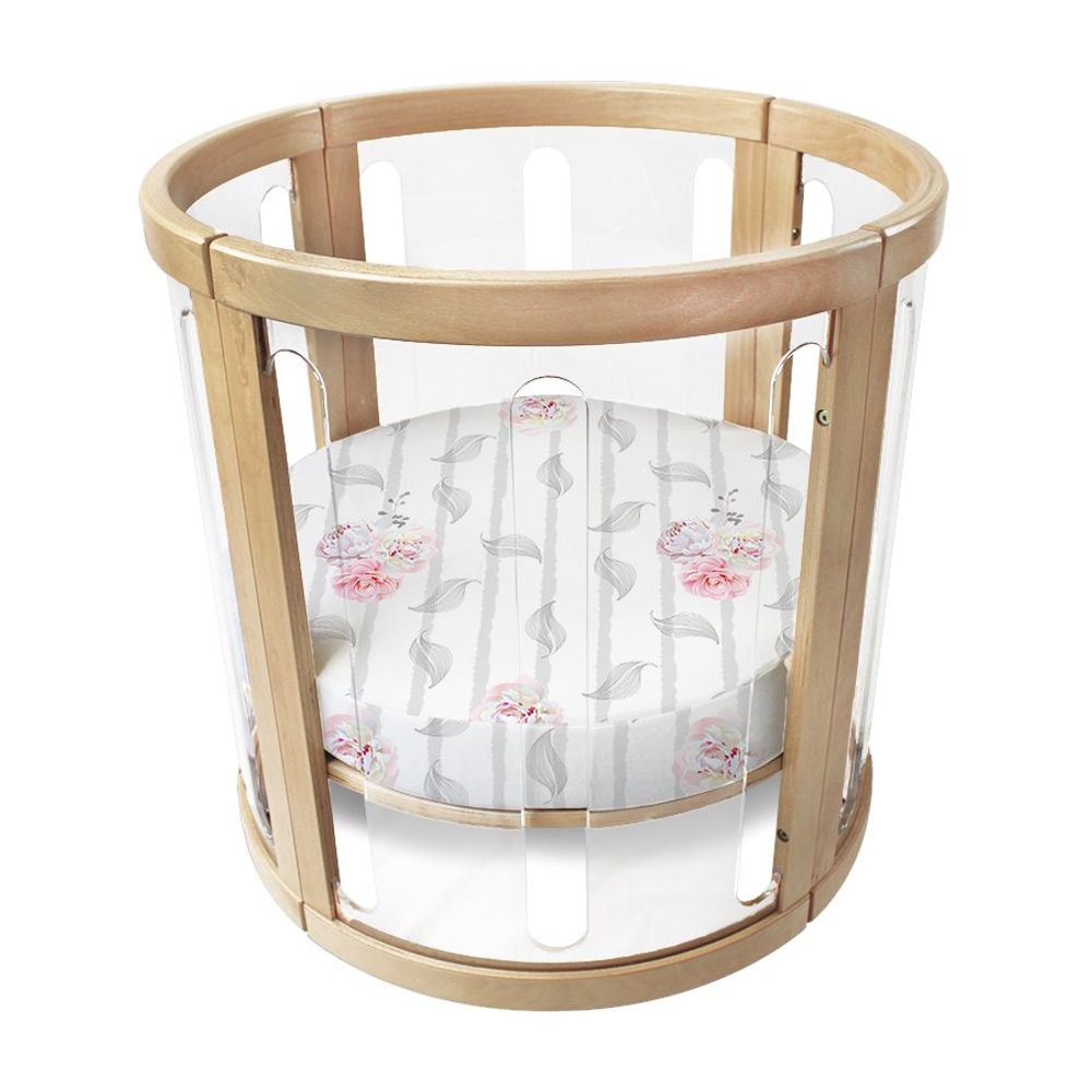 babyhood Amani Bebe Organic Round Fitted Sheet (Vintage Floral) by babyhood - ISBN: 9350764008288