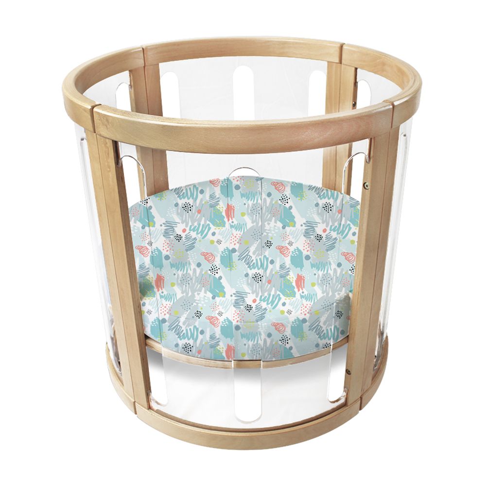 babyhood Amani Bebe Round Fitted Sheet (Paint) by babyhood - ISBN: 9350764008585