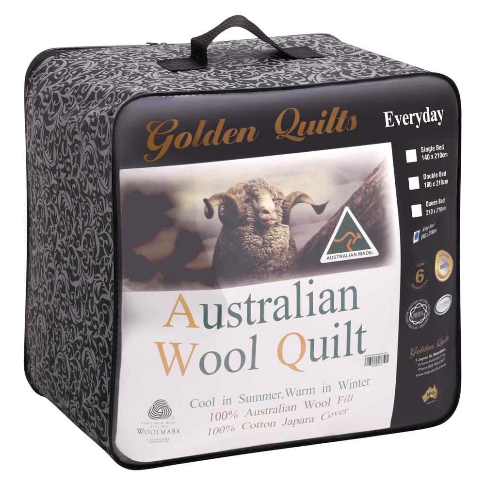 super king wool quilt