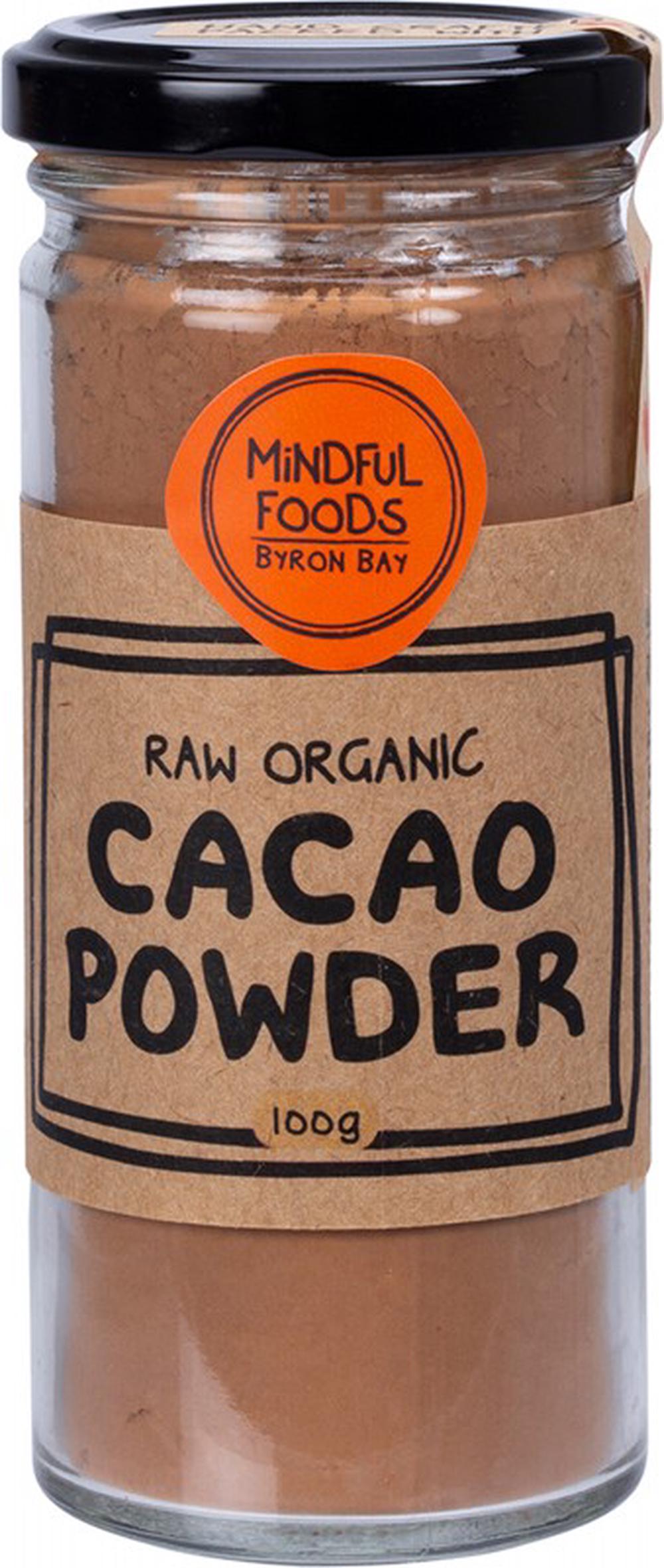 Mindful Foods Cacao Powder Raw Organic - 100g, 9351857005993