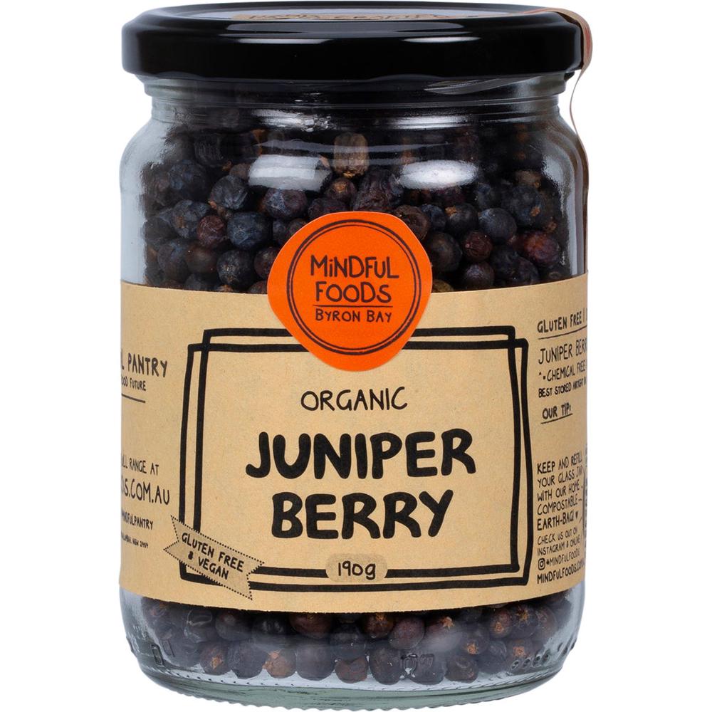Mindful Foods Juniper Berries - 190g, 9351857008031