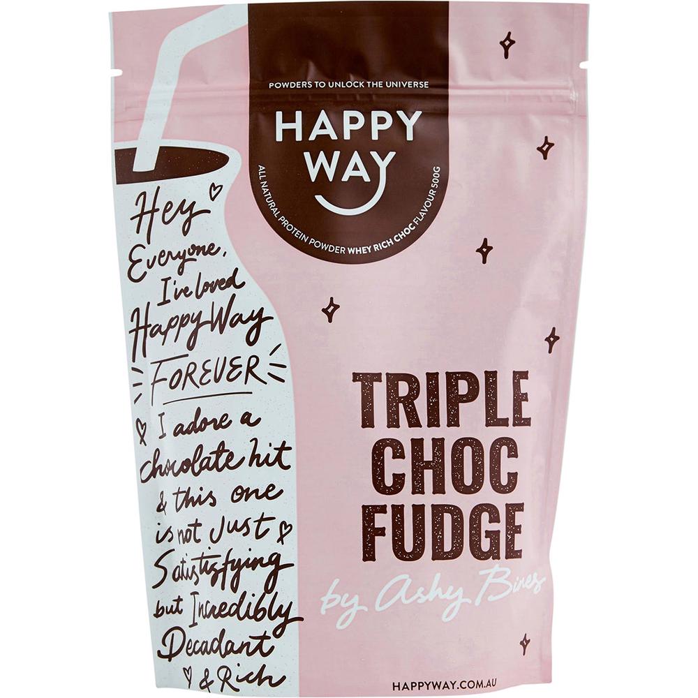 Ashy Bines Whey Protein Powder (Triple Choc Fudge) - 500g, 9351906000627