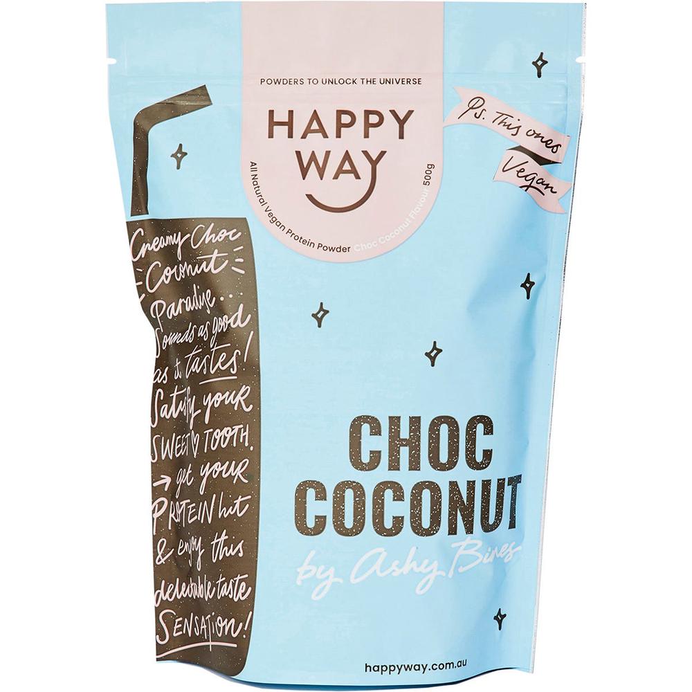 Ashy Bines Vegan Protein Powder (Choc Coconut) - 500g, 9351906001860