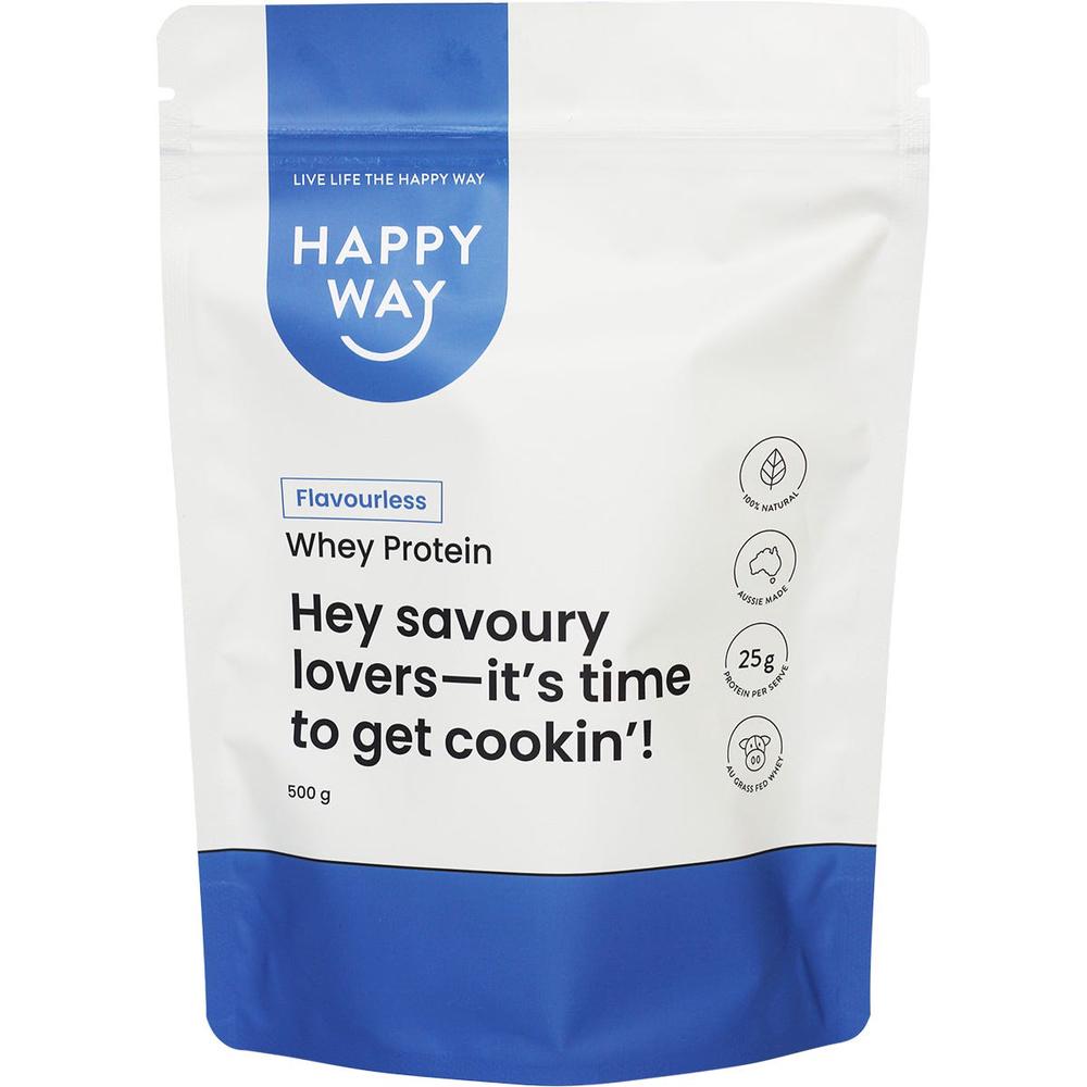Whey Protein Powder Flavourless - 500g, 9351906003444