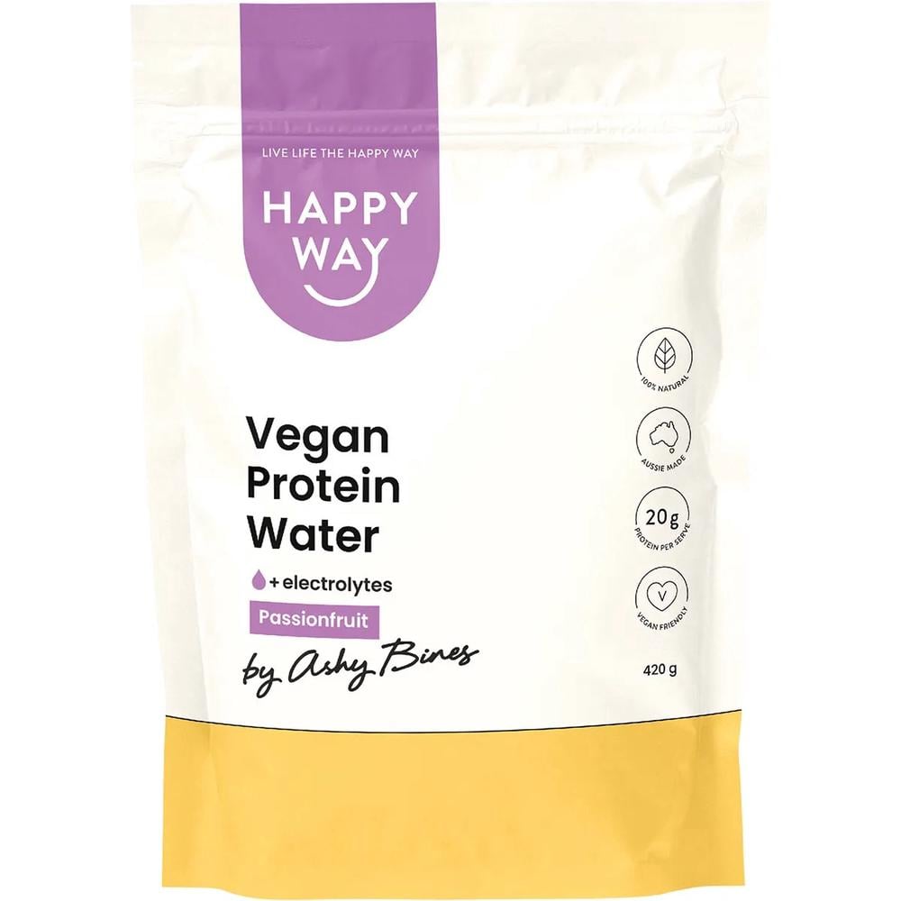 Ashy Bines Vegan Protein Water Passionfruit - 420g, 9351906003703
