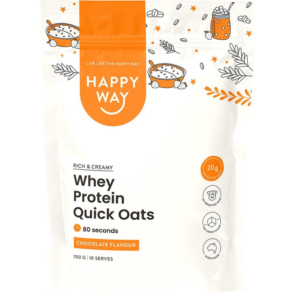 Whey Protein Quick Oats Chocolate - 700g, 9351906004755