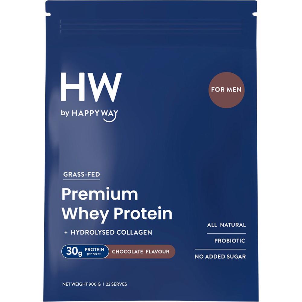 Men's Premium Whey Protein Powder Chocolate - 900g, 9351906005059