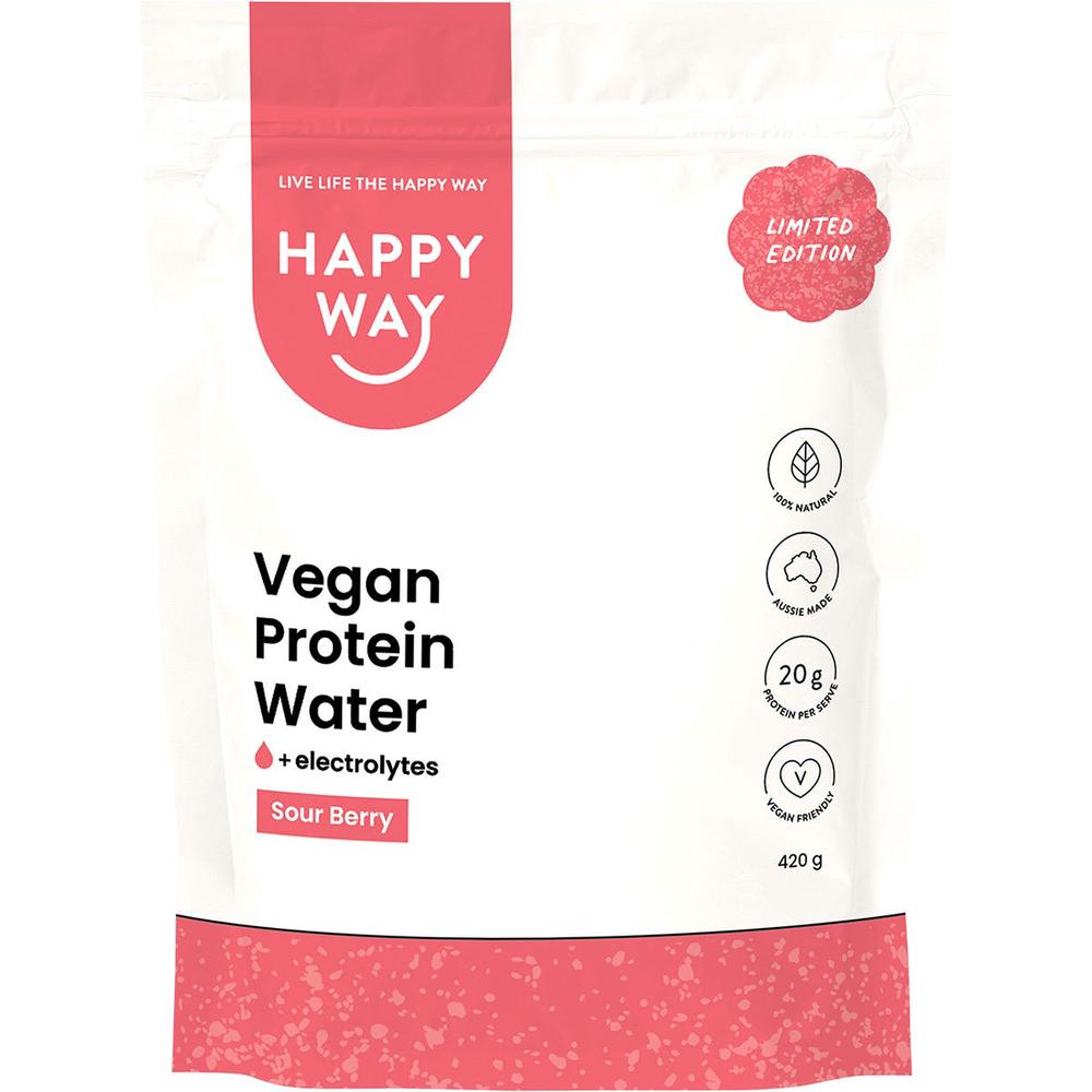 Vegan Protein Water Powder Sour Berry - 420g, 9351906005158
