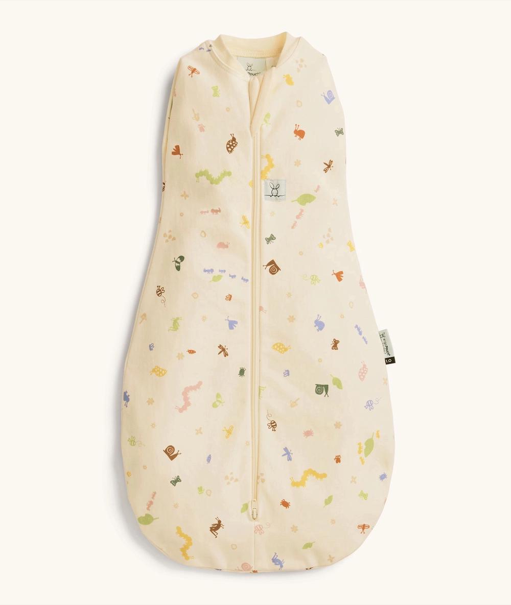ergoPouch Cocoon Swaddle Bag, 1.0 Tog (Critters) - 6-12 Months, 9352240018712