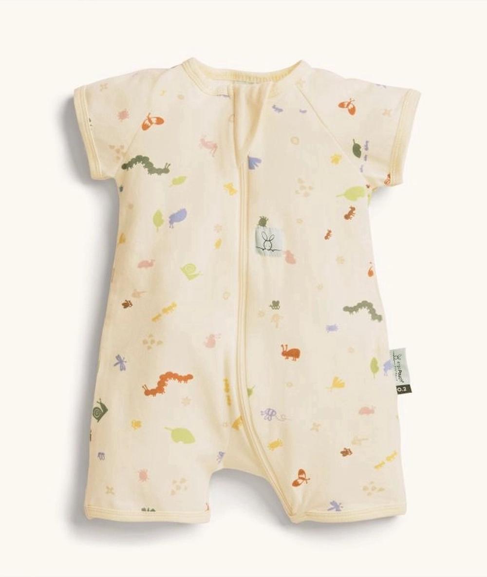 ergoPouch Short Sleeve Layers, 0.2 Tog (Critters) - 1 Year, 9352240019115