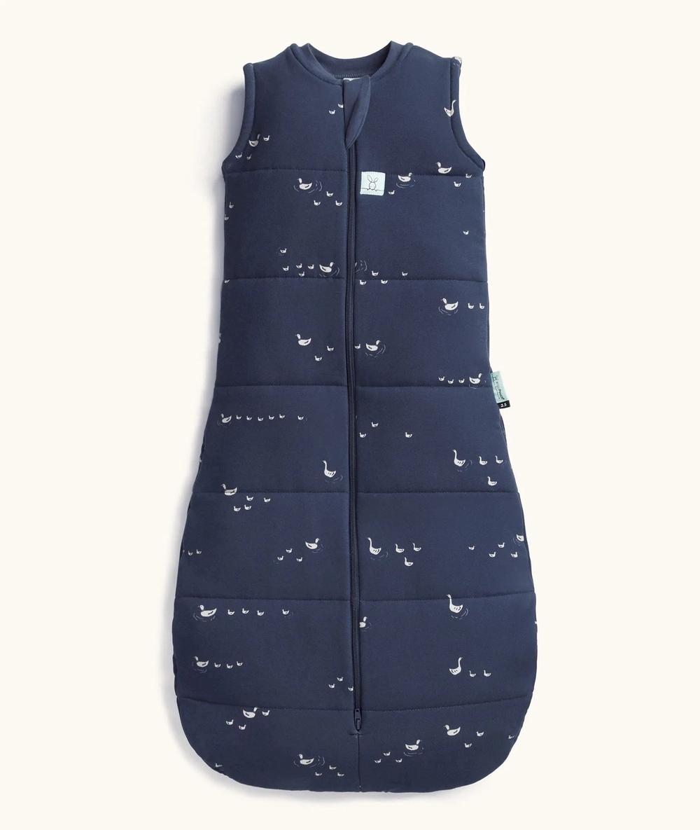 ergoPouch Jersey Sleeping Bag, 2.5 Tog (Lucky Ducks) - 3-12 Months, 9352240020173