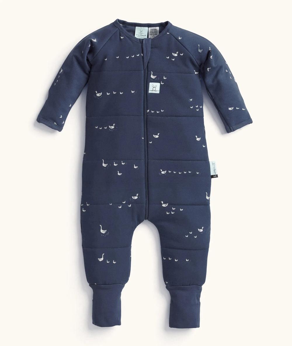 ergoPouch Sleep Onesie, 3.5 Tog (Lucky Ducks) - 4-5 Years, 9352240020791