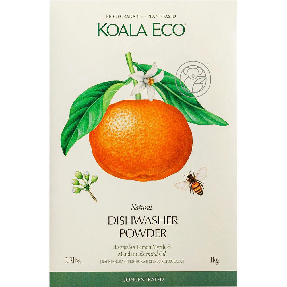 Dishwasher Powder (Lemon Myrtle & Mandarin) - 1kg, 9352471001095