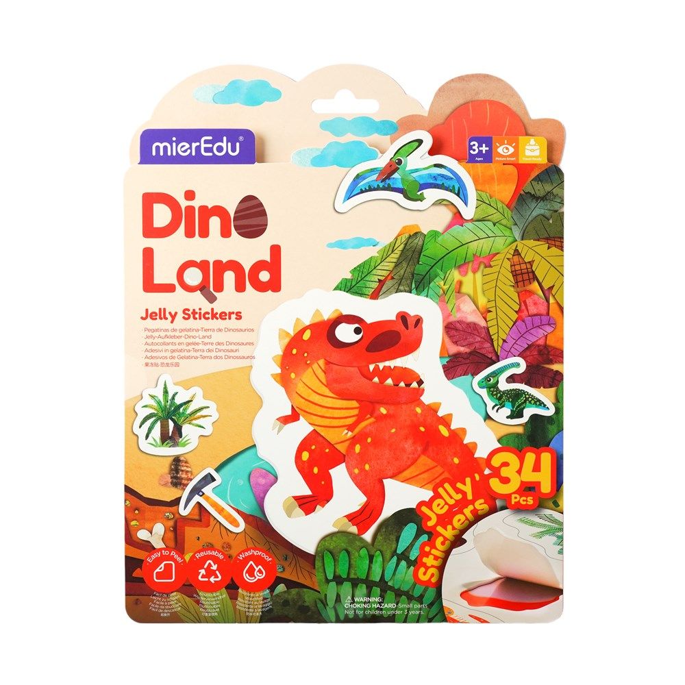 mierEdu Jelly Stickers (Dino Land) by mierEdu - ISBN: 9352801000804