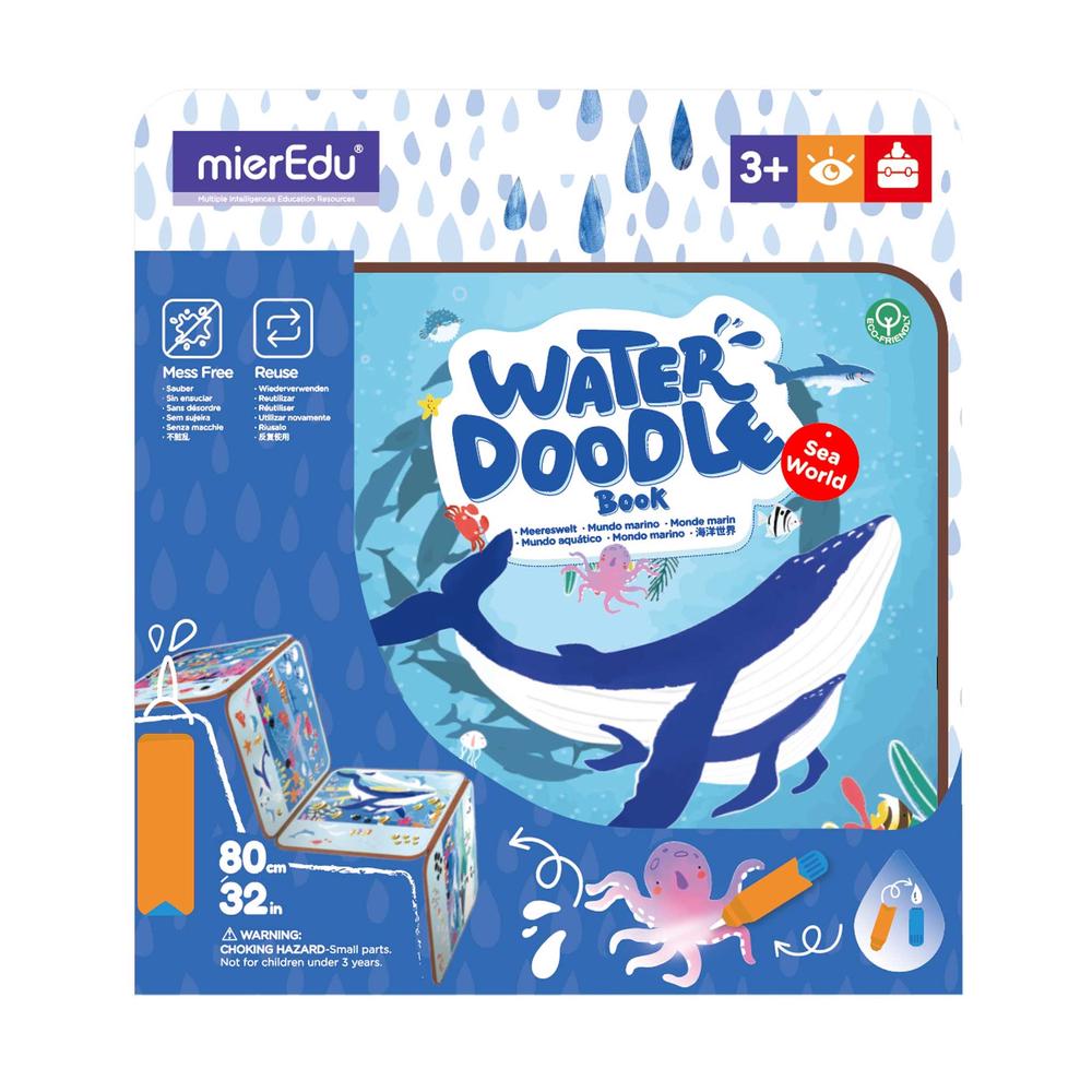 MierEdu Magic Water Doodle Book (Sea World), 9352801002358