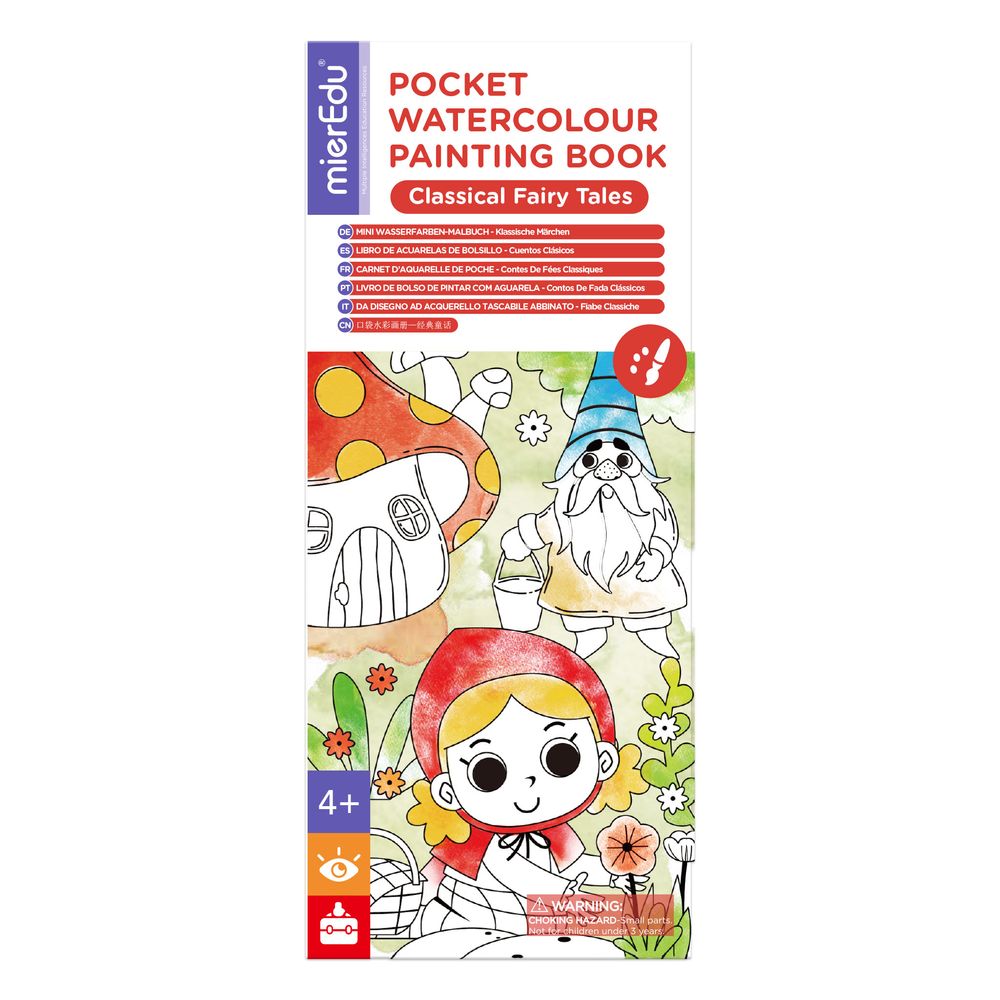 MierEdu Pocket Water Colour Painting Book - Classical Fairy Tales by MierEdu - ISBN: 9352801004888