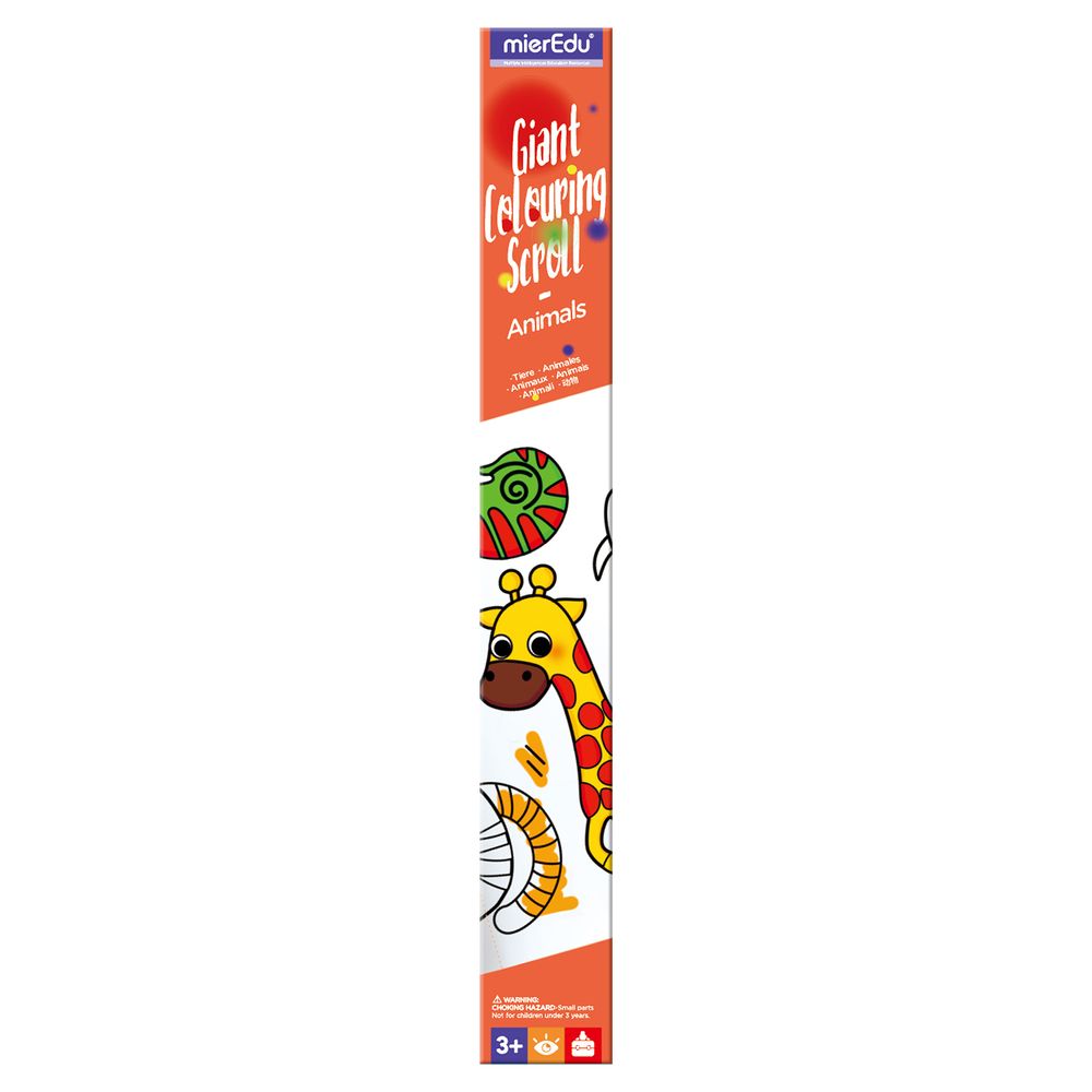 MierEdu Giant Colouring Scroll - Animals by MierEdu - ISBN: 9352801004901