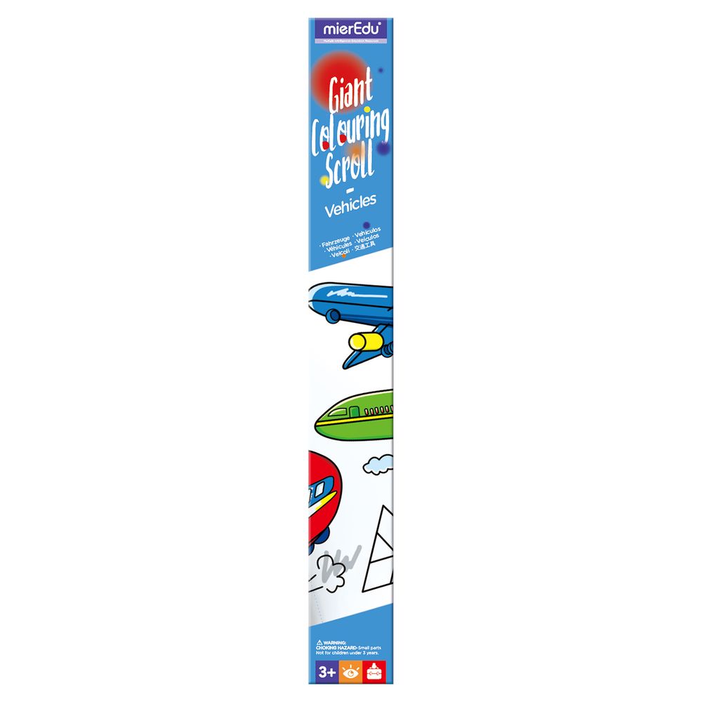 MierEdu Giant Colouring Scroll - Vehicles by MierEdu - ISBN: 9352801004925
