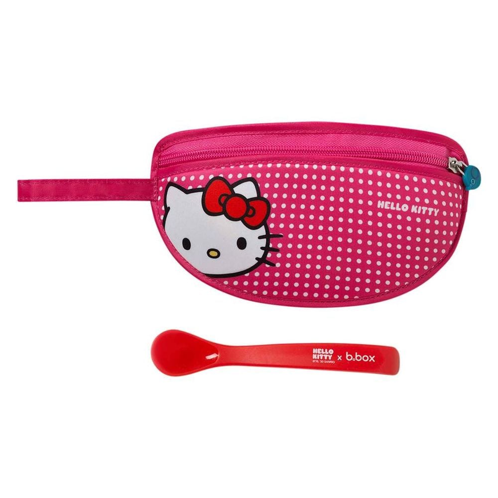 b.box Hello Kitty Travel Bib + Spoon (Popstar) by b.box - ISBN: 9353965009801