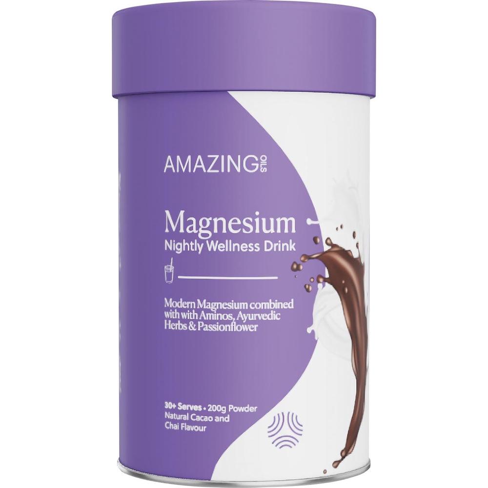 Magnesium Wellness Drink Nightly (Cacao & Chai) - 200g, 9354150000818