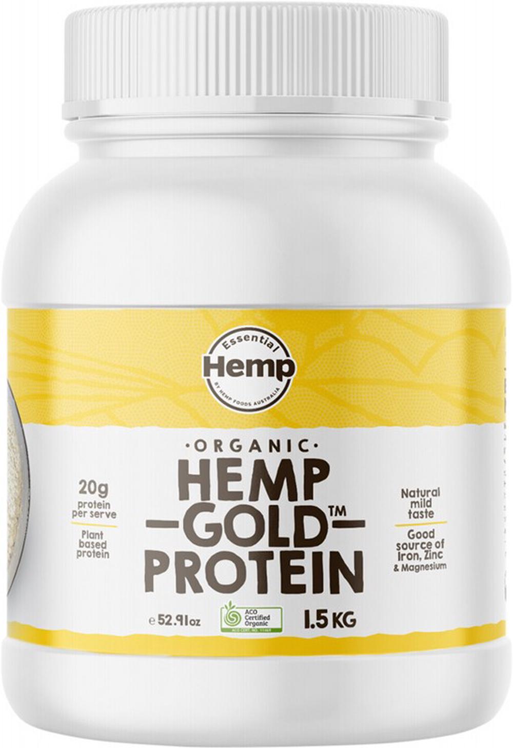 Organic Hemp Gold Protein - 1.5kg, 9354216000424