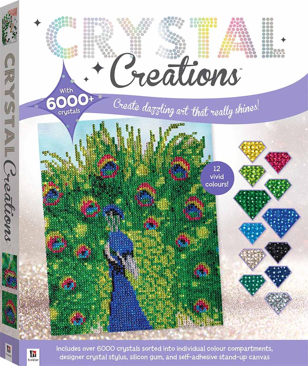 Hinkler Books Crystal Creations Craft Kit - Peacock | Buy online at The ...