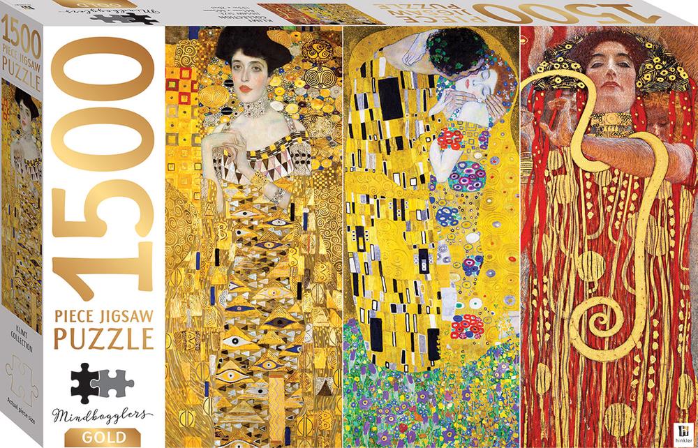 Hinkler Mindbogglers Gold: Klimt Collection, 1500 Pieces, 9354537001612