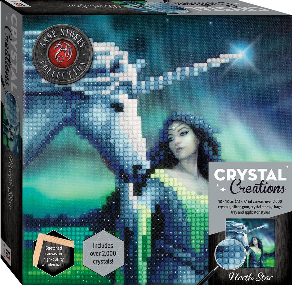 Hinkler Crystal Creations Canvas Anne Stokes Art Kit North Star Buy