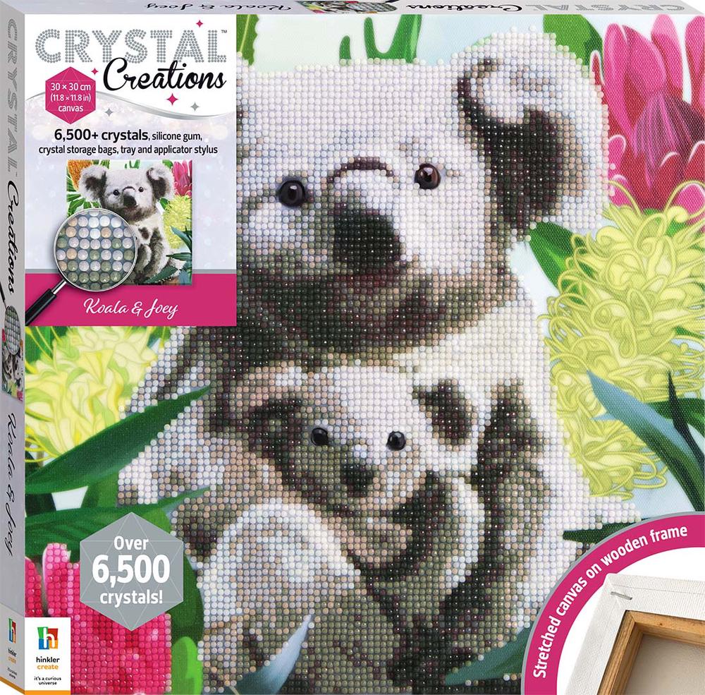 Hinkler Pty Ltd Crystal Creations Kit Koala And Joey Buy online at