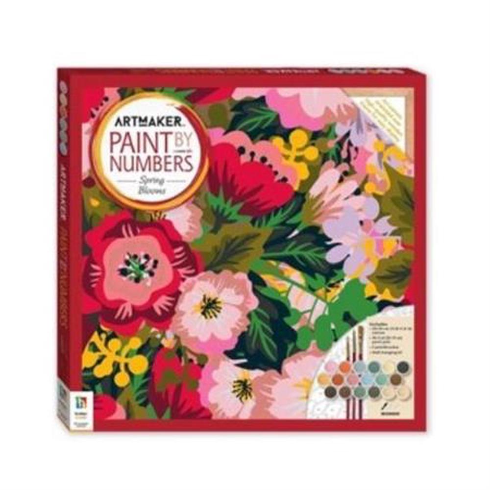 Hinkler Art Maker Paint by Numbers Spring Blooms Buy online at The Nile
