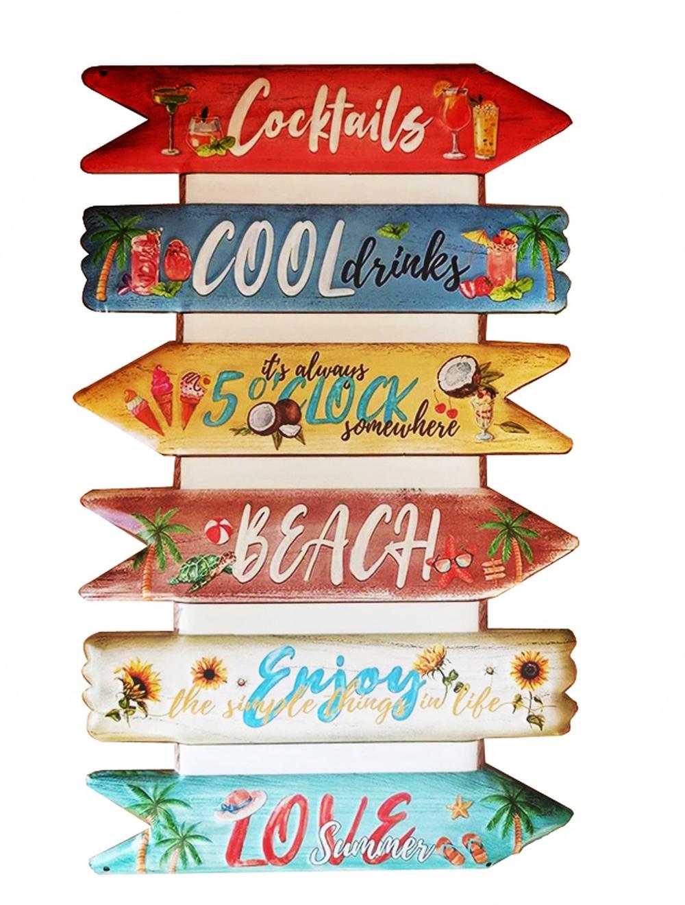 Men's Republic Retro Sign - Cocktails, 9354553002341