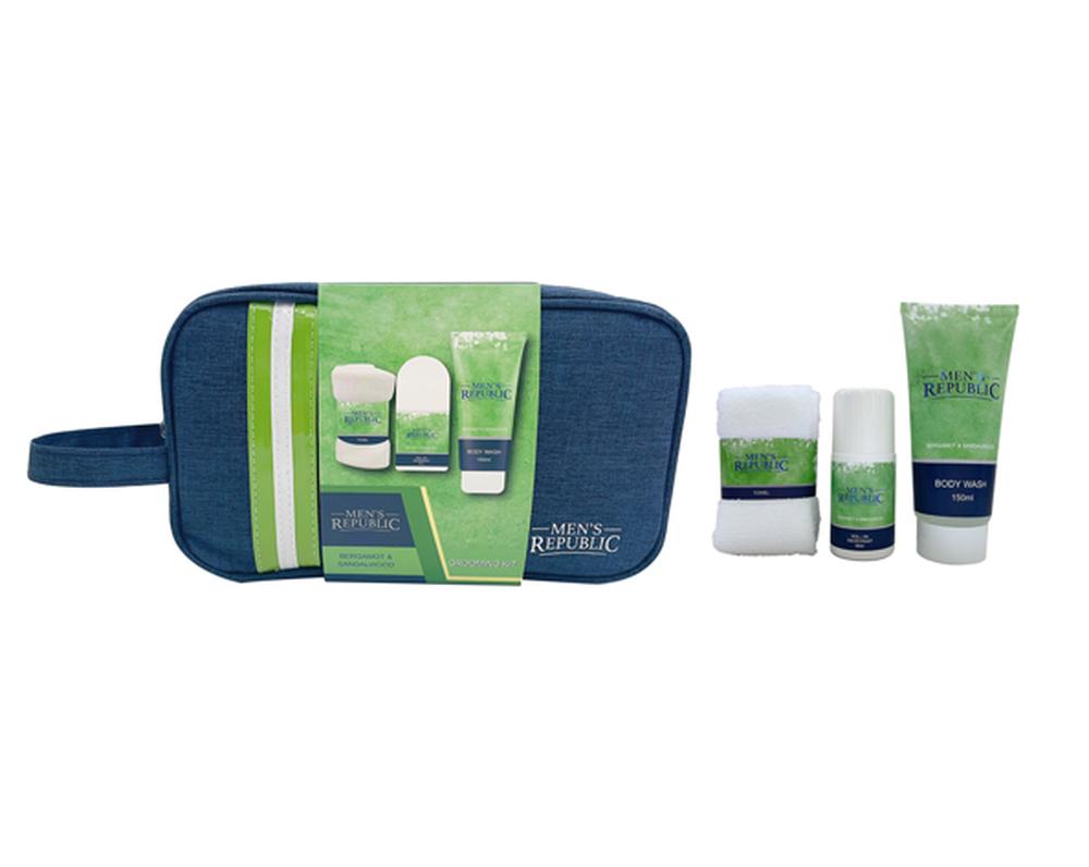 Body Wash Grooming Kit in Toiletry Bag, 4 Piece, 9354553002808