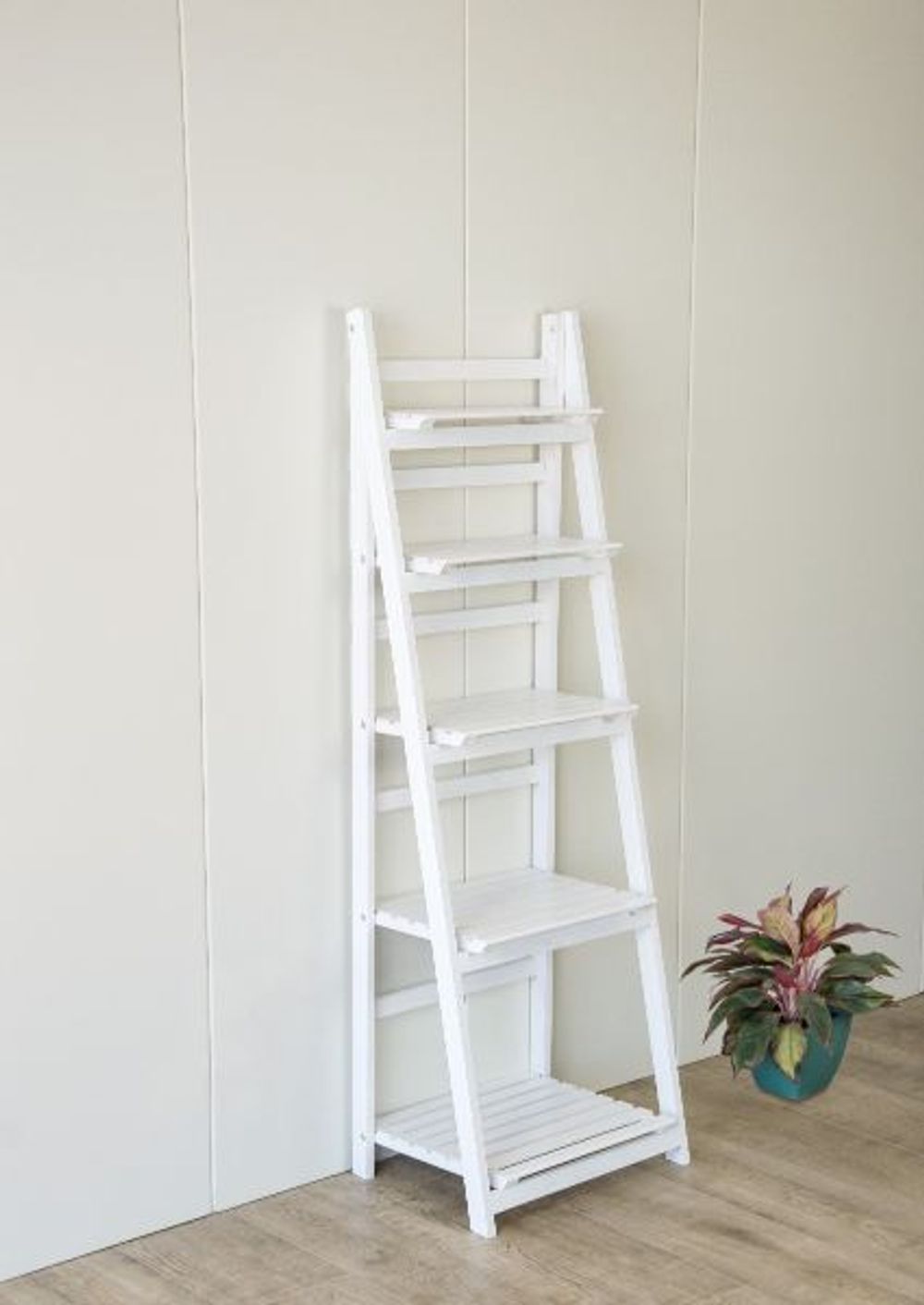 Artiss 5-Tier Wooden Display Rack (White) | Buy online at The Nile