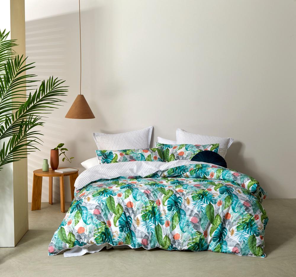 Logan & Mason Wildflower Quilt Cover Set (Native) - King | Buy online ...