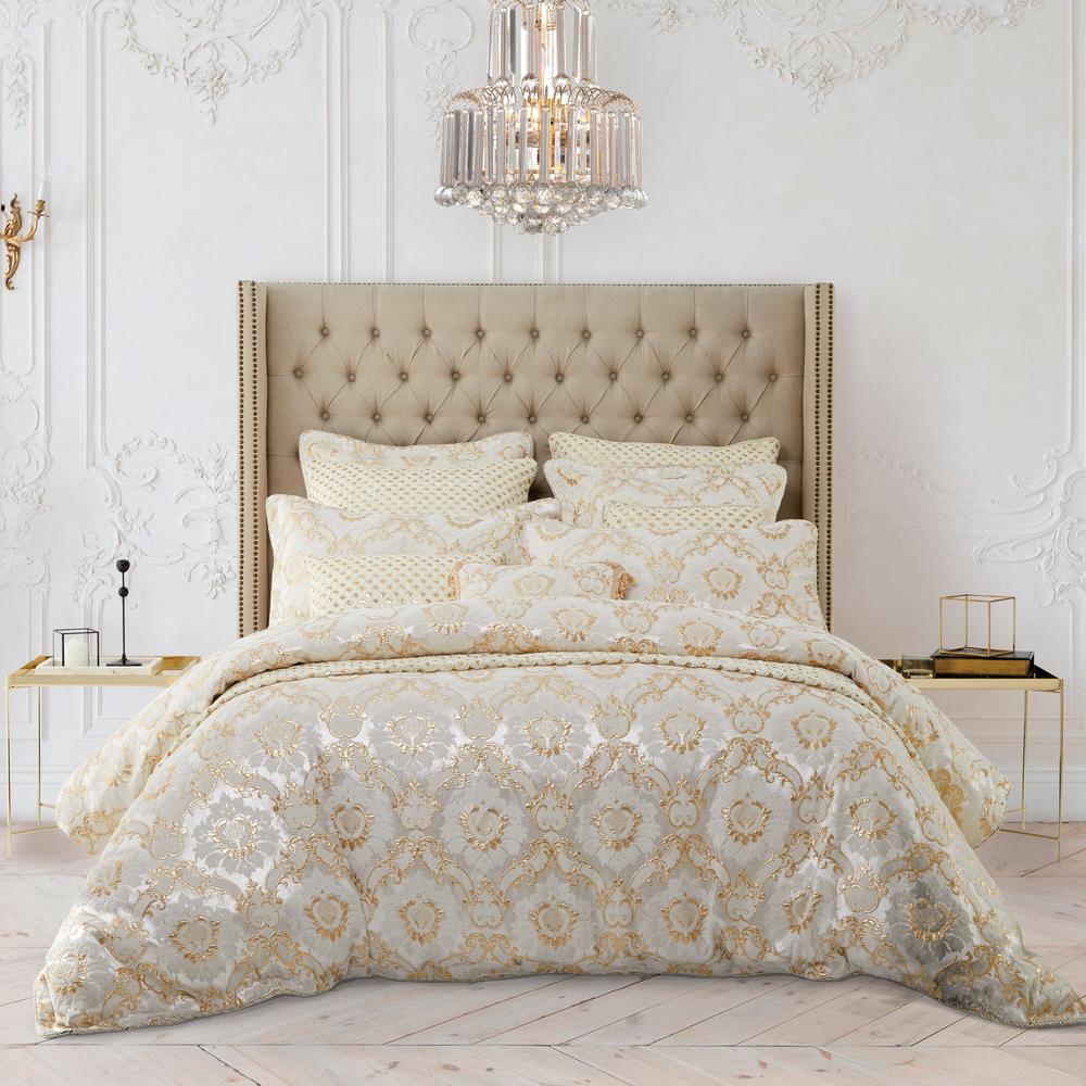 Davinci Arison Quilt Cover Set (Gold) Queen Buy online at The Nile